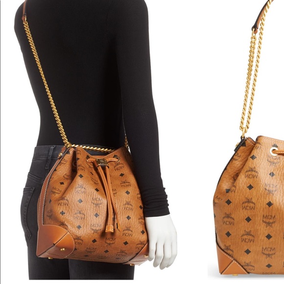 MCM Soft Berlin Drawstring Bag - Picture 12 of 14